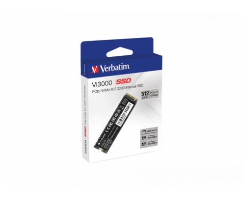 Verbatim Vi3000 512GB PCIe NVMe M.2 SSD PCI Express 3.0