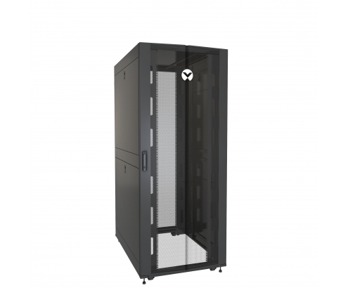 Vertiv armario rack 42U Rack o bastidor independiente Negro, Transparente