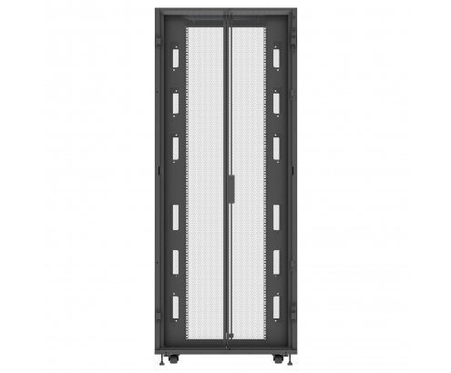 Vertiv armario rack 42U Rack o bastidor independiente Negro, Transparente