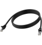 Vision TC 2MCAT6A/BL cable de red Negro 2 m Cat6a U/UTP (UTP)