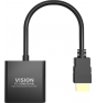 Vision TC-HDMIVGA/BL adaptador de cable de vÍ­deo 0,23 m HDMI tipo A (Estándar) VGA (D-Sub) Negro