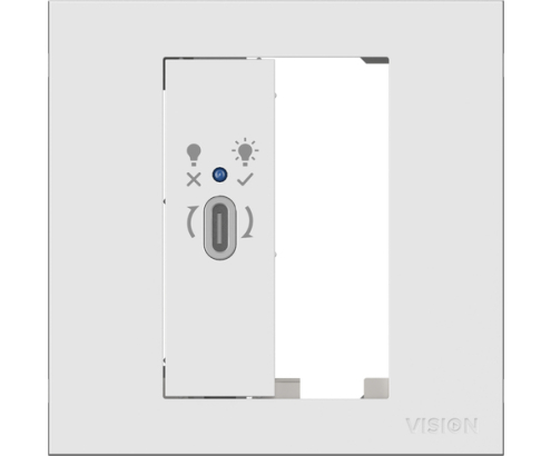 Vision TC3 USBCFF toma de corriente USB C Blanco
