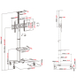 Vision VFM-F19 soporte para TV 2,03 m (80