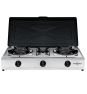 Vitrokitchen 360IB hobs Negro, Acero inoxidable Encimera Encimera de gas 3 zona(s)