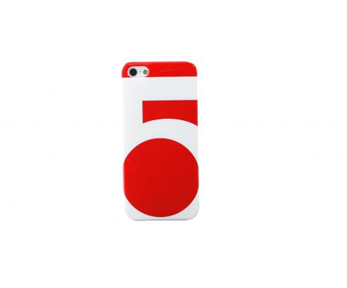 WAZZABEE WBSB-5S-RD CARCASA PARA IPHONE 5 COLECCION SUBKARMA SERIE 5 BLANCO-ROJO 
