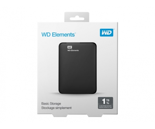 WESTERN DIGITAL WD ELEMENTS DISCO 2.5 USB 3.0 1TB NEGRO WDBUZG0010BBK-WESN