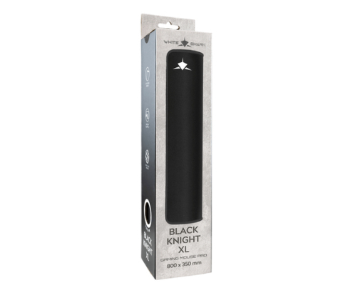 White Shark BLACK KNIGHT XL Alfombrilla de ratón para juegos Negro