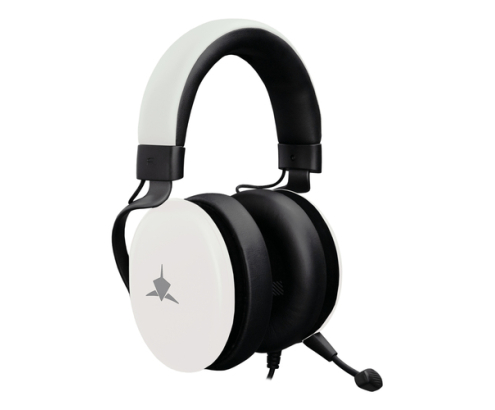 White Shark ELEPHANT Auriculares Alámbrico Diadema Juego Blanco, Negro