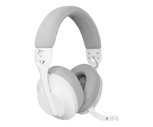 White Shark FALCON Auriculares Inalámbrico y alámbrico Diadema Juego USB Tipo C Bluetooth Blanco, Gris