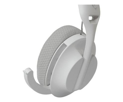 White Shark FALCON Auriculares Inalámbrico y alámbrico Diadema Juego USB Tipo C Bluetooth Blanco, Gris