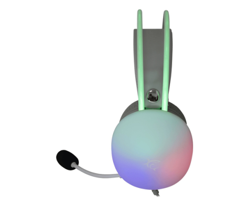White Shark FIREFLY Auriculares Alámbrico Diadema Juego USB tipo A Blanco