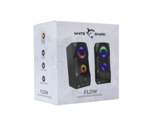 White Shark FLOW altavoz Negro Alámbrico 5 W