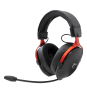 White Shark FOX Auriculares Alámbrico Diadema Juego Negro, Rojo