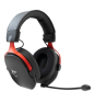 White Shark FOX Auriculares Alámbrico Diadema Juego Negro, Rojo