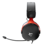 White Shark FOX Auriculares Alámbrico Diadema Juego Negro, Rojo