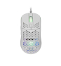 White Shark GALAHAD White ratón Juego Ambidextro USB tipo A Óptico 7200 DPI