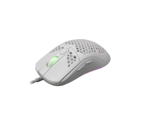 White Shark GALAHAD White ratón Juego Ambidextro USB tipo A Óptico 7200 DPI