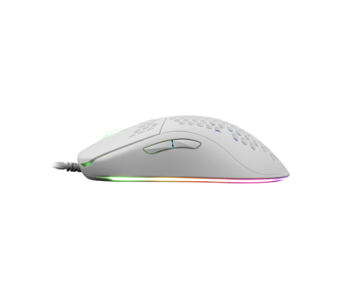 White Shark GALAHAD White ratón Juego Ambidextro USB tipo A Óptico 7200 DPI