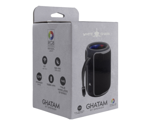 White Shark GHATAM Negro, Gris 10 W