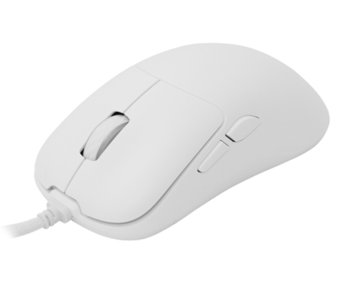 White Shark GRAPHENE-W ratón Universal Ambidextro USB Type-A + PS/2 Óptico 12400 DPI