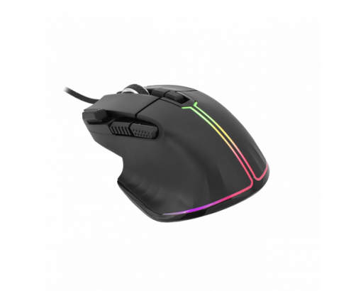 White Shark MARROK Black ratón Oficina mano derecha USB tipo A Óptico 12000 DPI