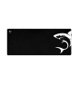 White Shark MP-1967 SHARK XL Alfombrilla de ratón para juegos Negro, Blanco