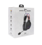 White Shark OX auricular y casco Auriculares Alámbrico Juego Negro
