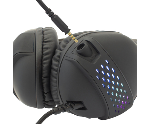 White Shark OX auricular y casco Auriculares Alámbrico Juego Negro