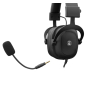 White Shark ΞSHARK Taiko Auriculares Alámbrico Diadema Juego USB tipo A Negro, Plata