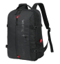 White Shark TROOPER mochila Mochila informal Negro, Rojo Poliéster