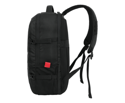 White Shark TROOPER mochila Mochila informal Negro, Rojo Poliéster