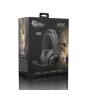 White Shark WOLF auricular y casco Auriculares Alámbrico Juego Negro