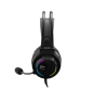 White Shark WOLF auricular y casco Auriculares Alámbrico Juego Negro
