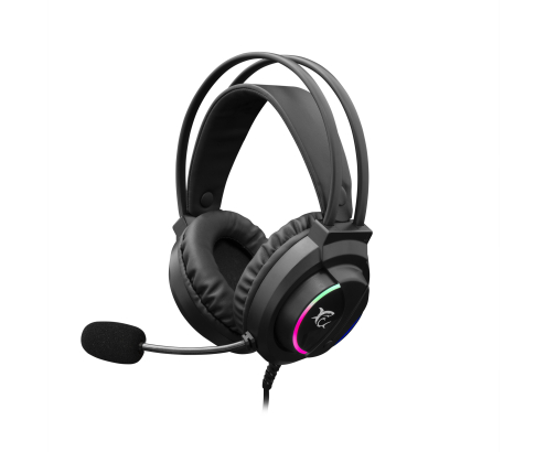 White Shark WOLF auricular y casco Auriculares Alámbrico Juego Negro
