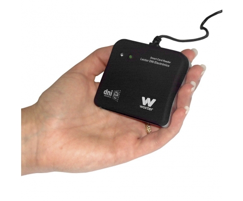 Woxter PE26-003 lector DNI tarjetas inteligentes compatible dnie DNI 3.0  smartcards USB 2.0 negro