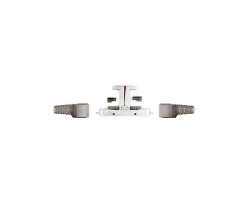 WP WPC-CPR-6ASP cambiador de género para cable RJ-45 Plata