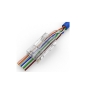 WP WPC-MDP-883-6UP-R50T conector RJ-45 Transparente