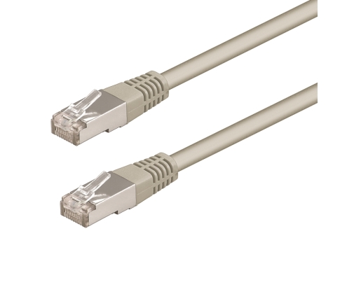 WP WPC-PAT-5F010 cable de red Gris 1 m Cat5e F/UTP (FTP)
