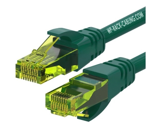 WP WPC-PAT-6AU005G cable de red Verde 0,5 m Cat6a U/UTP (UTP)