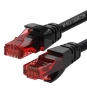 WP WPC-PAT-6U002BL cable de red Negro, Rojo 0,5 m Cat6 U/UTP (UTP)