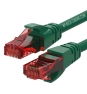 WP WPC-PAT-6U002G cable de red Negro, Verde 5 m Cat6 U/UTP (UTP)
