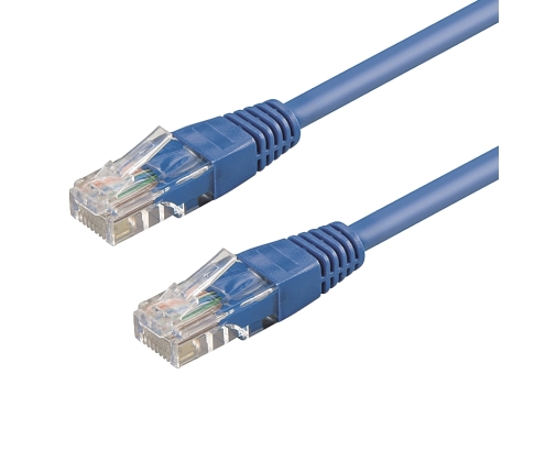 WP WPC-PAT-6U010B cable de red Azul 1 m Cat6 U/UTP (UTP)
