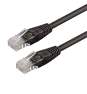 WP WPC-PAT-6U050BL cable de red Negro 5 m Cat6 U/UTP (UTP)