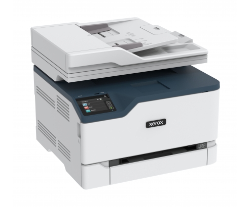Xerox C235 Impresora multifuncion laser duplex A4 22 ppm escaner fax PS3 PCL5e/6 ADF 2 bandejas azul blanco 