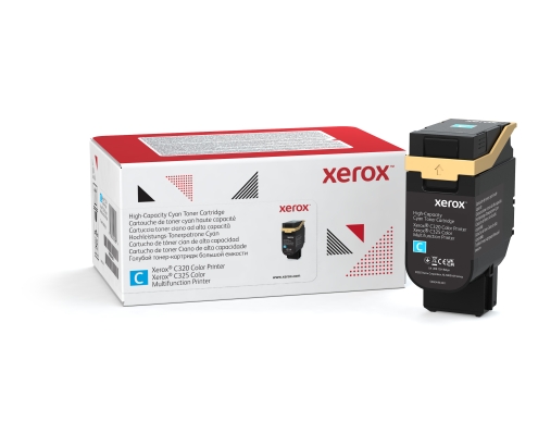 Xerox C320/C325 Cartucho de tóner cian de alta capacidad (5500 páginas)