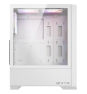 XYZ AIRONE 300 X, TORRE GAMING,MESH, ALTO FLUJO AIRE, 6x VENTILADORES, TYPO C, ATX, BLANCA