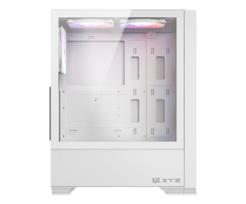 XYZ AIRONE 300 X, TORRE GAMING,MESH, ALTO FLUJO AIRE, 6x VENTILADORES, TYPO C, ATX, BLANCA