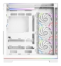 XYZ TESSERACT A-RGB, TORRE GAMING, 4x VENTILADORES, 3D ULTRA-PANORAMICO,BTF, TYPO C, ATX, BANCA