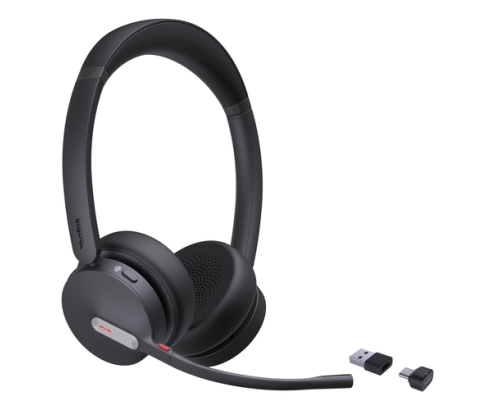 Yealink BH70 Dual Teams Auriculares Inalámbrico Diadema Oficina/Centro de llamadas USB Type-C / USB Type-A Bluetooth Negro