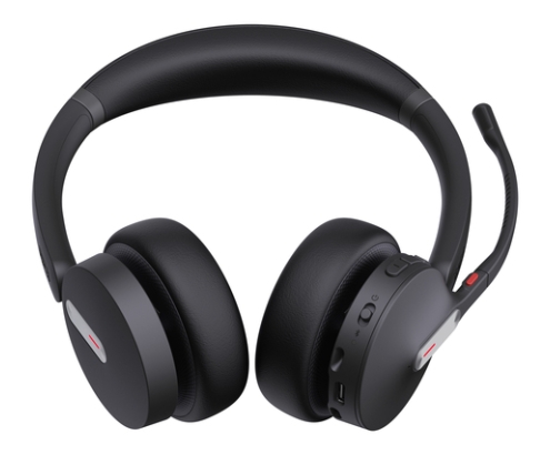 Yealink BH70 Dual Teams Auriculares Inalámbrico Diadema Oficina/Centro de llamadas USB Type-C / USB Type-A Bluetooth Negro